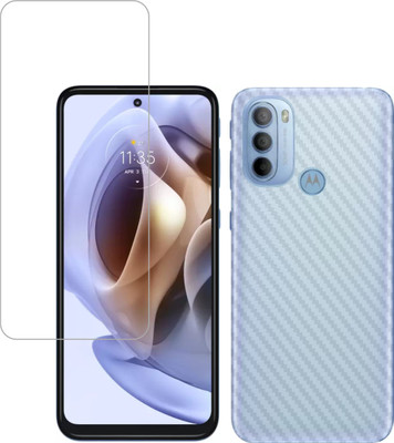Vatsin Front and Back Tempered Glass for MOTOROLA G71 5G(Pack of 2)