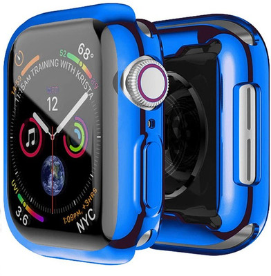 KAZUKI Front and Back Tempered Glass for Premium Watch Case Cover Apple Watch Series 4 (44mm)| Series 5 (44mm)| Series 6(44mm) | Series SE (44mm) | Flexible Shockproof Protective |44mm (Blue)(Pack of 1) KAZUKI Front and Back Tempered Glass for Premium Watch Case Cover Apple Watch Series 4 (44mm)| Series 5 (44mm)| Series 6(44mm) | Series SE (44mm) | Flexible Shockproof Protective |44mm (Blue)(Pack of 1)