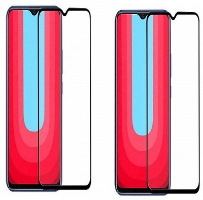 NIMMIKA ENTERPRISES Tempered Glass Guard for vivo y15s tempered glass 11d(Pack of 2)