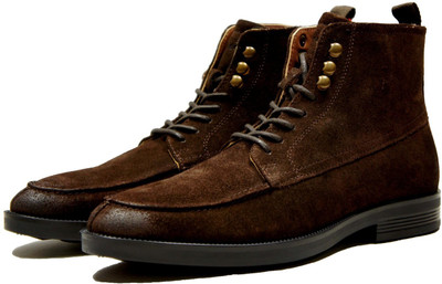 HX London riding boots Boots For Men(Brown , 7)