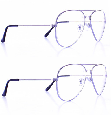 PC STAR Aviator Sunglasses(For Men & Women, Clear)