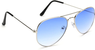 PC STAR Aviator Sunglasses(For Men & Women, Blue)