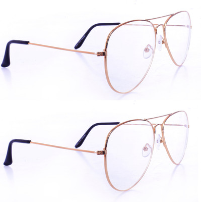 PC STAR Aviator Sunglasses(For Men & Women, Clear)