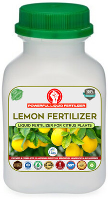 Erwon Lemon Fertilizer, Premium Essential Powerful Liquid Fertilizer for the Best Growth of All Types of Citrus Plants with Fruiting Nutrients and Charged Micro-Organism Fertilizer(0.25 kg, Liquid)