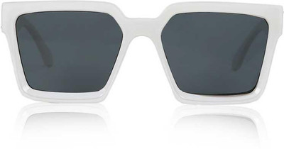 SPORT COLLECTION Retro Square Sunglasses(For Boys & Girls, Black)