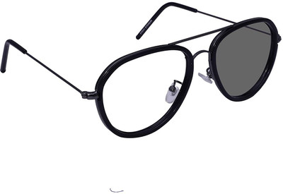 BLACK BURG Aviator, Spectacle , Wayfarer, Over-sized Sunglasses(For Men & Women, Black)