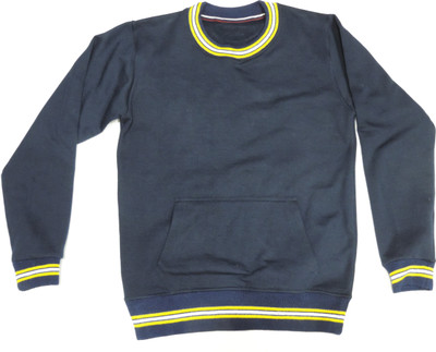 snakes & ladders Full Sleeve Solid Boys Sweatshirt