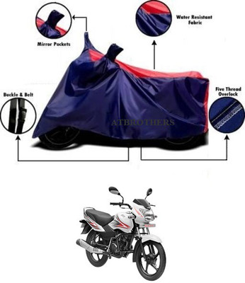 ATBROTHERS Waterproof Two Wheeler Cover for TVS(Sport, Blue, Red)