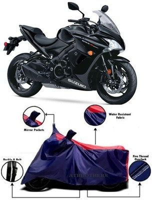 ATBROTHERS Waterproof Two Wheeler Cover for Suzuki(GSX S1000F, Blue, Red)