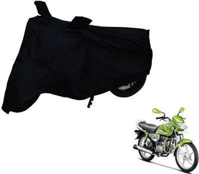 WMIZEXA Waterproof Two Wheeler Cover for Hero(HF Deluxe, Black)