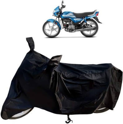 Trendymart Two Wheeler Cover for Hero(HF Deluxe, Black)