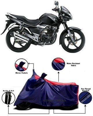 ATBROTHERS Waterproof Two Wheeler Cover for Suzuki(GS 150R, Blue, Red)