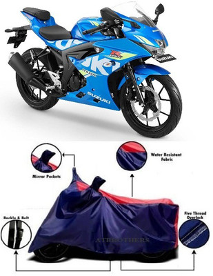 ATBROTHERS Waterproof Two Wheeler Cover for Suzuki(GSX, Blue, Red)