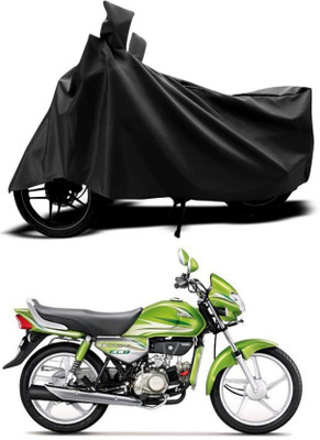 Human Plus Waterproof Two Wheeler Cover for Hero(HF Deluxe, Black)