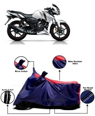 ATBROTHERS Waterproof Two Wheeler Cover for TVS(Apache, Blue, Red)