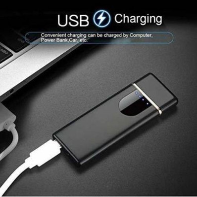 GUGGU UPG_423G_Touch Lighter |Battery Indication Touch Screen Sensor Lighter UPG_423G_Touch Lighter |Battery Indication Touch Screen Sensor Lighter Cigarette Lighter(Black)