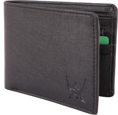 Shiv Men Formal, Formal Black Artificial Leather Wallet(8 Card Slots)