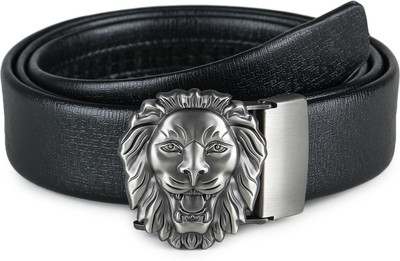 ZORO Men Black Texas Leatherite Belt