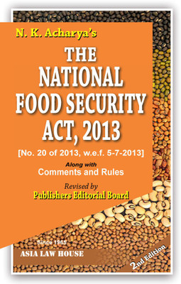 The National Food Security Act, 2013(Paperback, N.K. Acharya)