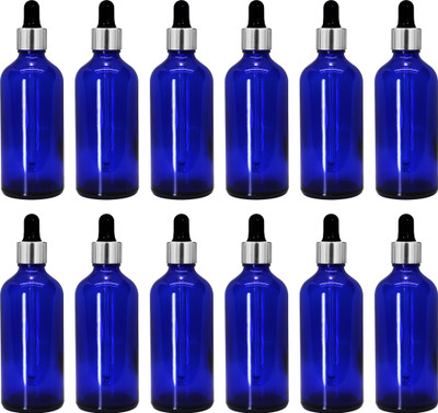 nsb herbals 100 ml Glass Bottle(Pack of 12, Blue)