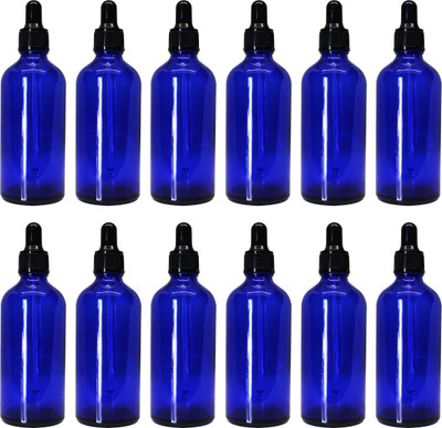 nsb herbals 100 ml Glass Bottle(Pack of 12, Blue)