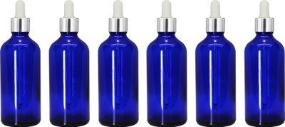 nsb herbals 100 ml Glass Bottle(Pack of 6, Blue)