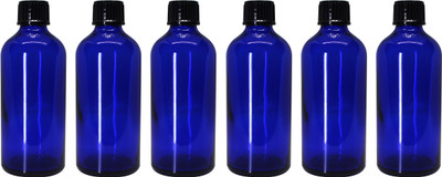 nsb herbals 100 ml Glass Bottle(Pack of 6, Blue)