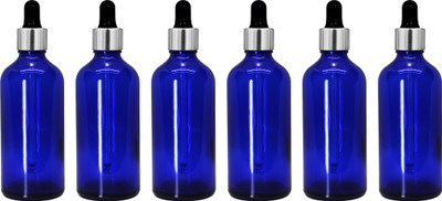 nsb herbals 100 ml Glass Bottle(Pack of 6, Blue)