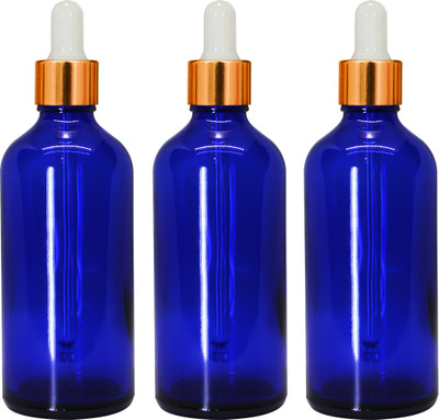 nsb herbals 100 ml Glass Bottle(Pack of 3, Blue)