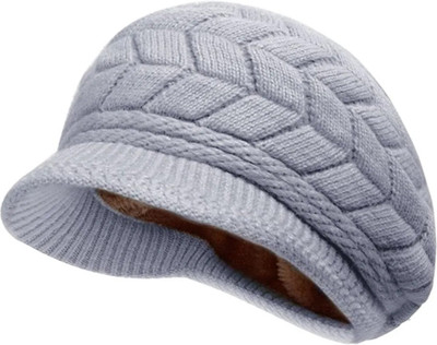 FIRMED STRING Solid, Self Design Beanie Cap