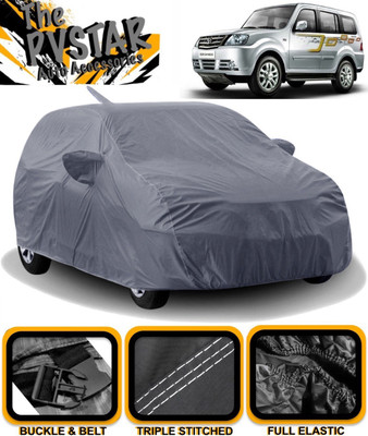 PVSTAR Car Cover For Tata Sumo Grande (With Mirror Pockets)(Grey)