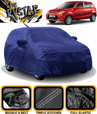 PVSTAR Car Cover For Maruti Suzuki Alto 800 (With Mirror Pockets)(Blue)