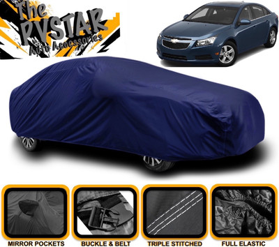 PVSTAR Car Cover For Chevrolet Cruze (With Mirror Pockets)(Blue)