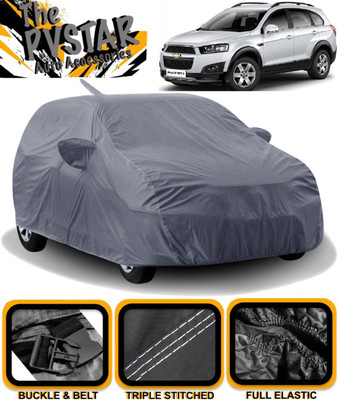 PVSTAR Car Cover For Chevrolet Captiva (With Mirror Pockets)(Grey)