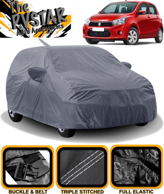 PVSTAR Car Cover For Maruti Suzuki Celerio (With Mirror Pockets)(Grey)