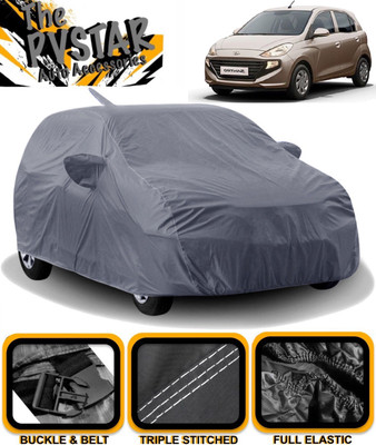 PVSTAR Car Cover For Hyundai Santro (With Mirror Pockets)(Grey)