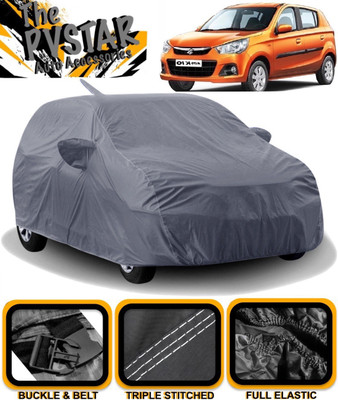 PVSTAR Car Cover For Maruti Suzuki Alto K10 (With Mirror Pockets)(Grey)
