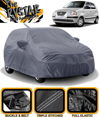 PVSTAR Car Cover For Hyundai Santro Xing(Grey)
