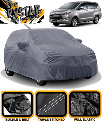 PVSTAR Car Cover For Toyota Innova (With Mirror Pockets)(Grey)