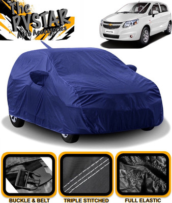 PVSTAR Car Cover For Chevrolet Sail UVA (With Mirror Pockets)(Blue)