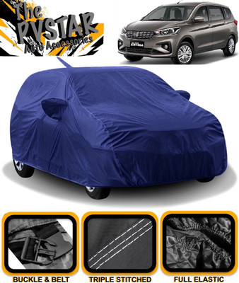 PVSTAR Car Cover For Maruti Suzuki Ertiga (With Mirror Pockets)(Blue)
