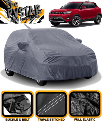 PVSTAR Car Cover For Mahindra XUV 300 (With Mirror Pockets)(Grey)