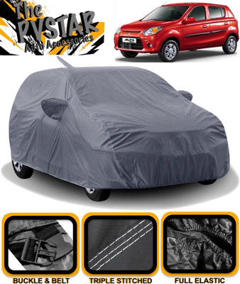 PVSTAR Car Cover For Maruti Suzuki Alto 800 (With Mirror Pockets)(Grey)