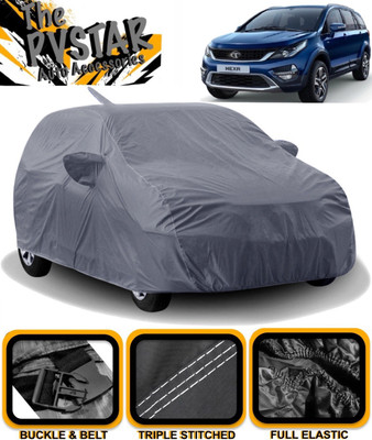 PVSTAR Car Cover For Tata Hexa (With Mirror Pockets)(Grey)