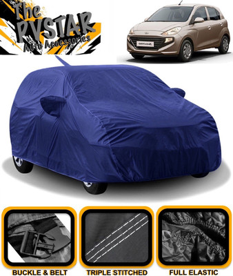 PVSTAR Car Cover For Hyundai Santro (With Mirror Pockets)(Blue)