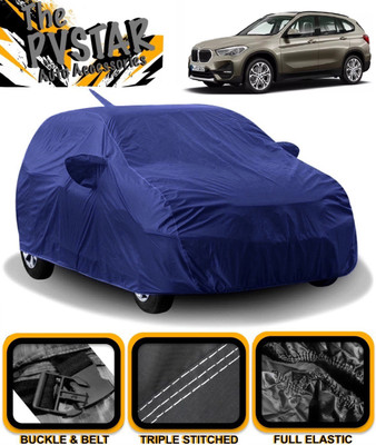 PVSTAR Car Cover For BMW X1 (With Mirror Pockets)(Blue)