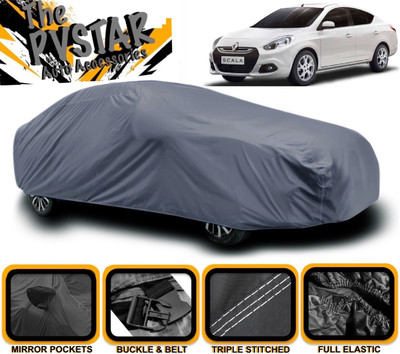 PVSTAR Car Cover For Renault Scala (With Mirror Pockets)(Grey)