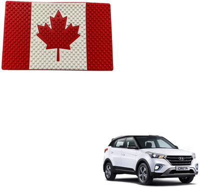SEMAPHORE PVC Standard Mat For  Hyundai Creta(White, Red)