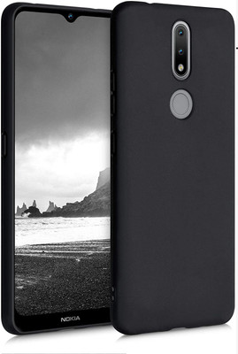 Aaralhub Back Cover for Nokia 2.4(Black, Camera Bump Protector, Pack of: 1)
