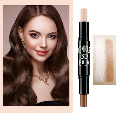 JANOST Best Stick Double-ended Contouring Highlighter  Concealer(BEIGE, 8 g)